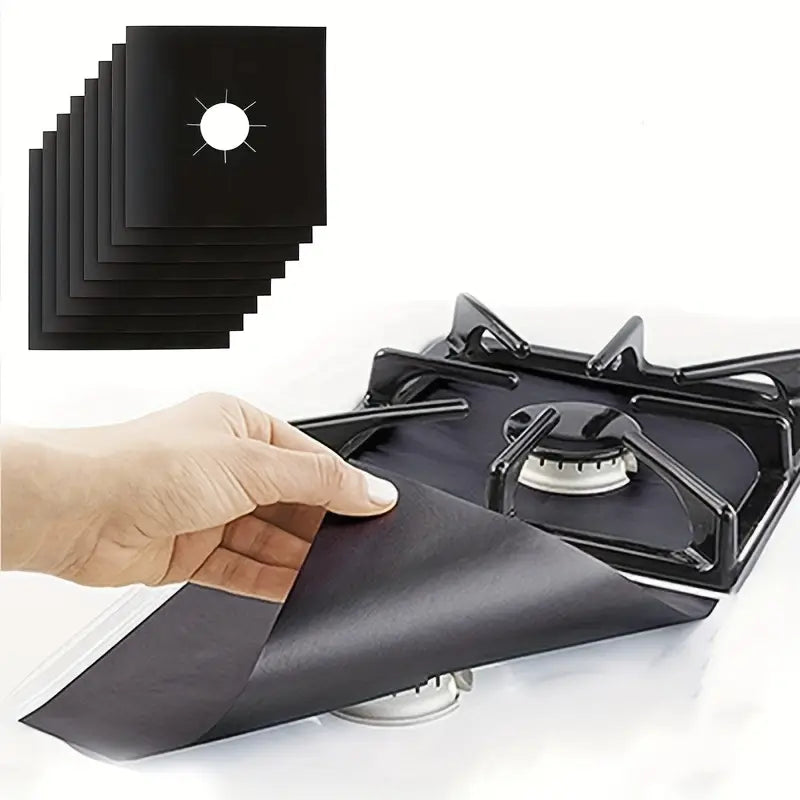 Set 4 bucăți folie protecție pentru aragaz din teflon