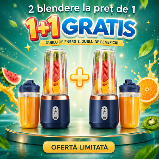 Super Blender Portabil (Mic și Puternic)